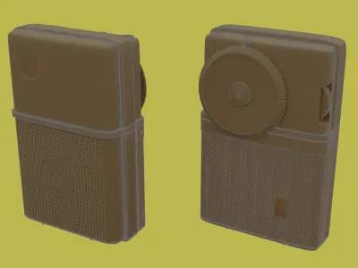 Sony TR-63 Transistor Radio 3D model
