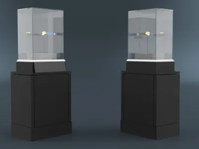 Museum Exhibit of MTSat Satellite 3D model