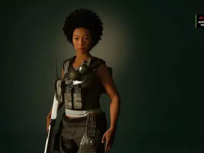 Meta Sci-Fi Outfits Low-poly 3D model