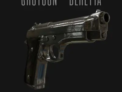 Military Weapons - Modern Weaponry - UVMapped Low-poly 3D model