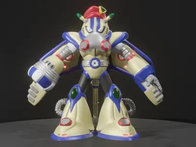 Jet Stingray Low-poly 3D model