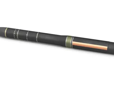 Topol-M SS-27 Mod 1 ICBM Ballistic Missile 3D model