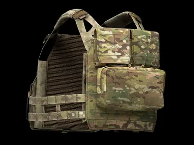 Crye Precision AirLite SPC V2 Low-poly 3D model