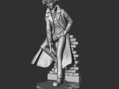 Spike spiegel   3D print model