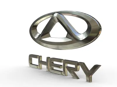 chery logo 3D model