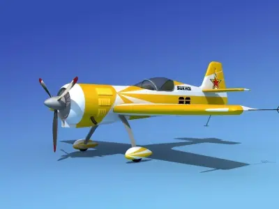 Sukhoi SU-26 Aerobat V15 3D model