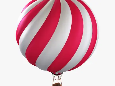 Hot Air Balloon v 3 3D model