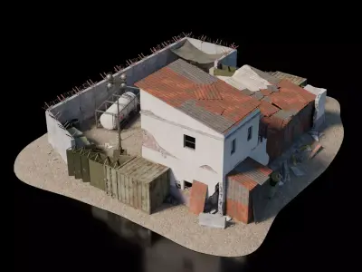 Warzone - Temp Garage 3D model