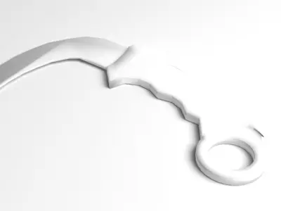 Karambit Knife 4 3D model