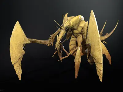 Bogomol Low-poly 3D model