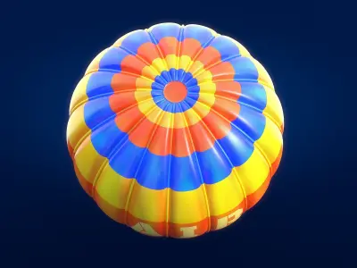 Air balloon 3D model