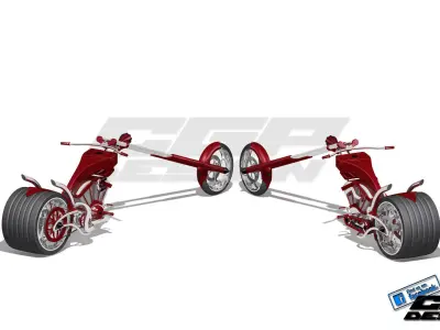 Chopper CHIKA design by paX CGPdesign 3D model