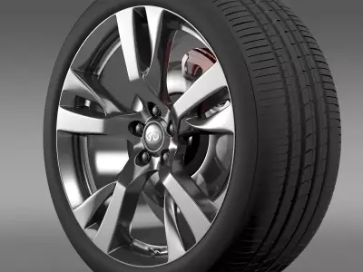 Infiniti M wheel 3D model