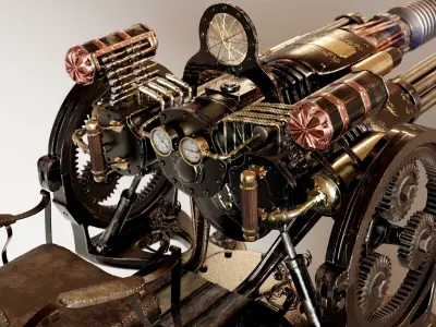 TKs Redeemer Steam Gun 3D model