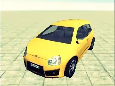 lowpoly car for gta san andreas Free 3D model