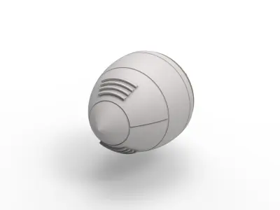 Fantasy rocket engine 3D print model