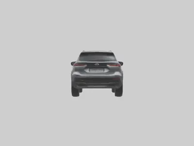 Highperformance Crossover SUV model Low-poly 3D model
