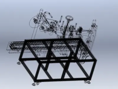 Labeling machine 3D model