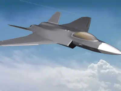 FCAS Future Combat Air System 3D model