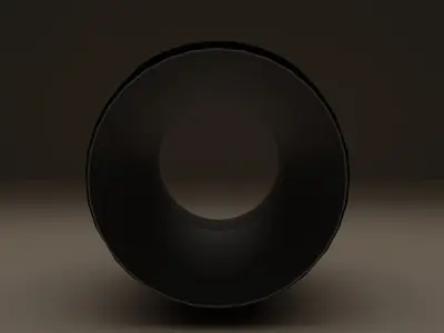 Akrapovic solo exhaust tip For Eevee and Cycles Low-poly 3D model