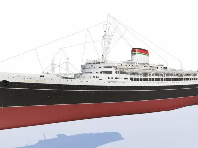 COMBO - SS Andrea Doria - MS Stockholm 3D model