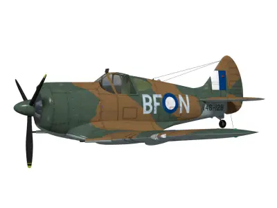 CAC CA-13 Boomerang 3D model