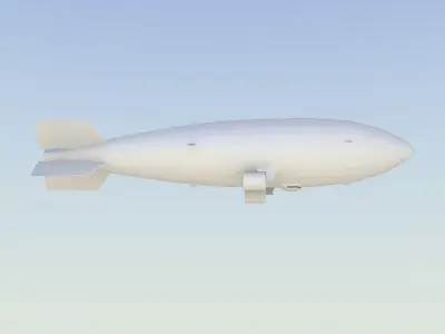 Airship Zeppelin 3D model