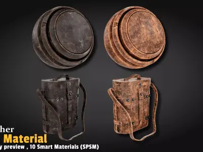 Leather Smart Material Substance 3d Painter Texture