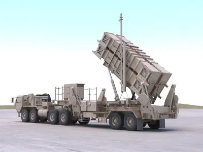 Patriot  M901 Launching Station 3D model