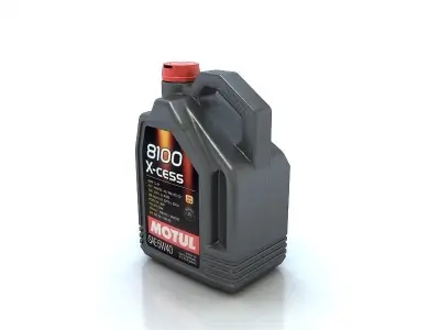 Motul motor oil 3D model