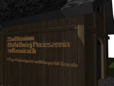 Sanctuary of the Mother of God Shell 3D model