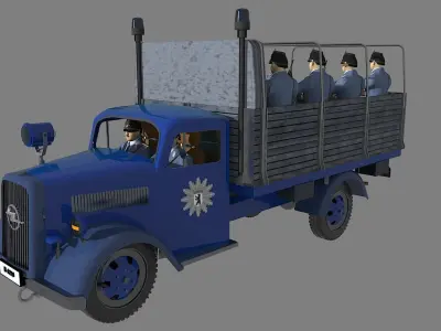Berlin Police 3D model