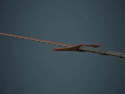 Longsword 1C Low-poly 3D model