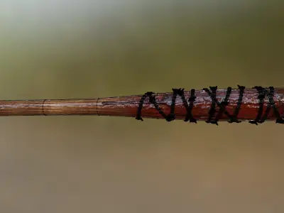 Lucille Baseball Bat 3D model