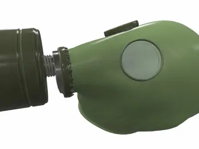 Gas Mask 10 3D model