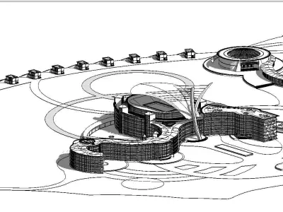 island resort 3D model