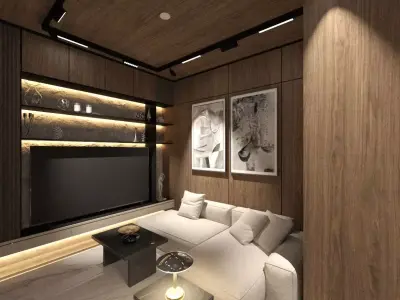 Private Lounge 3D model