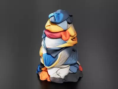 Dirthy Cloths 02 3D print model