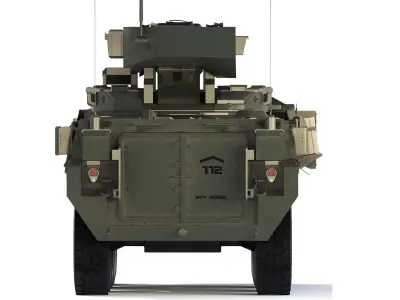 M1128 Stryker MGS 2003 3D model