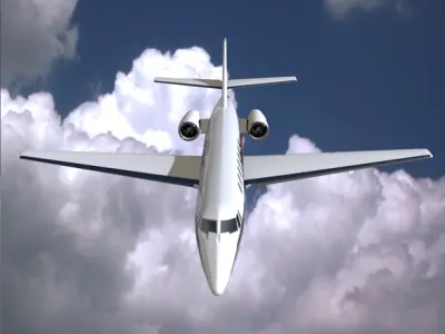 Cessna Citation Sovereign business jet 3D model