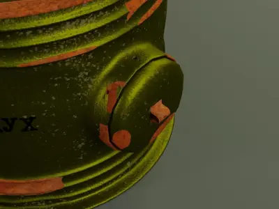 Large Air Filters for shelter vent Low-poly 3D model