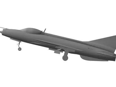 Chengdu J-7 3D model