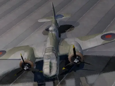 Bristol Blenheim Mk-4F Bolingbroke  -  RCAF 3D model