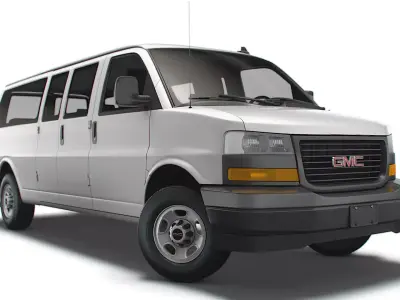 GMC Savana Extended WB 2022 3D model