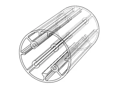 Aluminum Extruded Round Tube for Jigs Low-poly 3D model