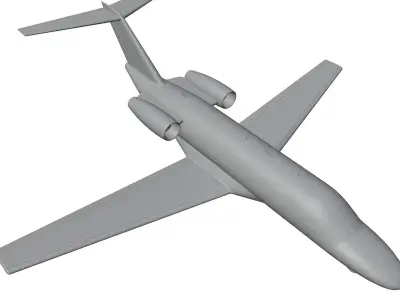 Private plane 3D model