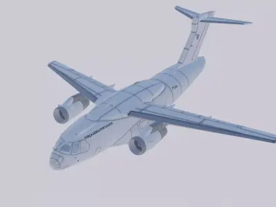 Embraer C-390 Millennium Portugal Low-poly 3D model