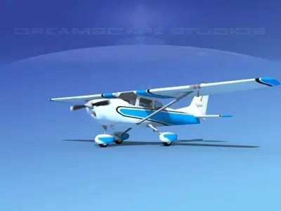 Cessna 172 Skyhawk 1967 V06 3D model