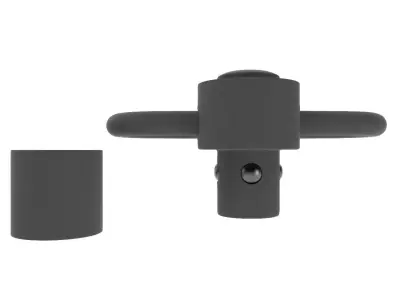 QD Swivel and QD Ring Magpul Rifle Sling Attachment Detail Part 3D model