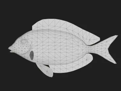 Spinefoot Low-poly 3D model